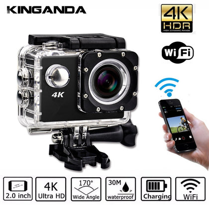 Professional Photo Vlog Camera For Video 4K UHD Action Sport Video Camera WiFi Camcorder FHD 1080P Videocamera Digital Cameras
