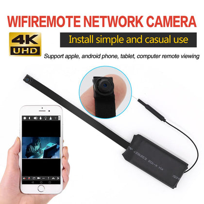 Mini Wifi  Button Camera Remote Control 4K Full HD DIY IP Camera Flexible Micro Cam Mini DV Camcorder