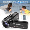 24MP Full HD 4K 1080P Touchscreen Video Camera Handheld DV Professional Night Vision Anti-shake Digital Photo Camera Camcorder