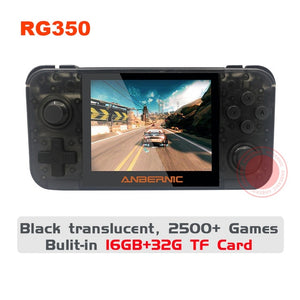 ANBERNIC New Retro Game RG350 Video Game Handheld game console MINI 64 Bit 3.5 inch IPS Screen 16G Game Player RG 350 PS1 RG350M