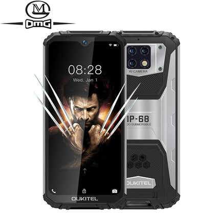 OUKITEL WP6 10000mAh 6GB RAM 128GB ROM  6.3" shockproof Mobile Phone MT6771T Octa Core 4G Rugged Smartphone 48MP Triple Camera