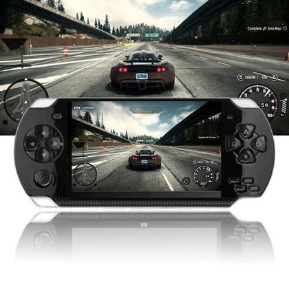 Handheld Game Console 4.3 inch 8G Easy Operation screen MP3 MP4 MP5 player support for psp game,camera,video,e-book
