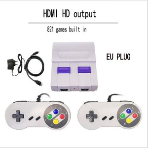 HDMI TV Video game consoles SNES 8-bit game consoles with 821 SFC game consoles for SNES games dual gamepad player pal and NTSC