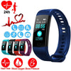 Relógio inteligente esportes atividade de fitness rastreador freqüência cardíaca pressão arterial pulseira ip67 à prova dip67 água banda pedômetro para ios android
