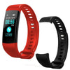 Relógio inteligente esportes atividade de fitness rastreador freqüência cardíaca pressão arterial pulseira ip67 à prova dip67 água banda pedômetro para ios android
