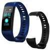 Relógio inteligente esportes atividade de fitness rastreador freqüência cardíaca pressão arterial pulseira ip67 à prova dip67 água banda pedômetro para ios android