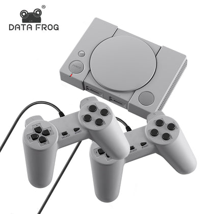 DATA FROG Mini 620 Retro Video Games Console Double Players 8 Bit Support AV Out Family TV Retro Games Controller