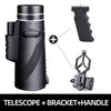 Poderoso monocular longo alcance 1000m telescópio para smartphone 40x60 militar spyglass zoom alta qualidade hd caça óptica escopo
